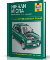 NISSAN MICRA K11 (1993-2002) - instrukcja napraw Haynes