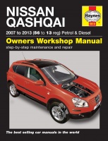 NISSAN QASHQAI (2007-2013) - instrukcja napraw Haynes