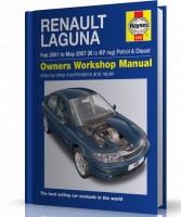 RENAULT LAGUNA (2001-2007) - instrukcja napraw Haynes