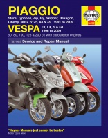 SKUTERY PIAGGIO - VESPA (1991-2009) - instrukcja napraw Haynes