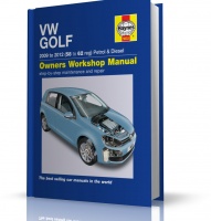 VOLKSWAGEN GOLF 2009-2012 - silniki benzynowe i Diesla. Instrukcja napraw Haynes